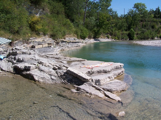 Baignade dans la Drôme
