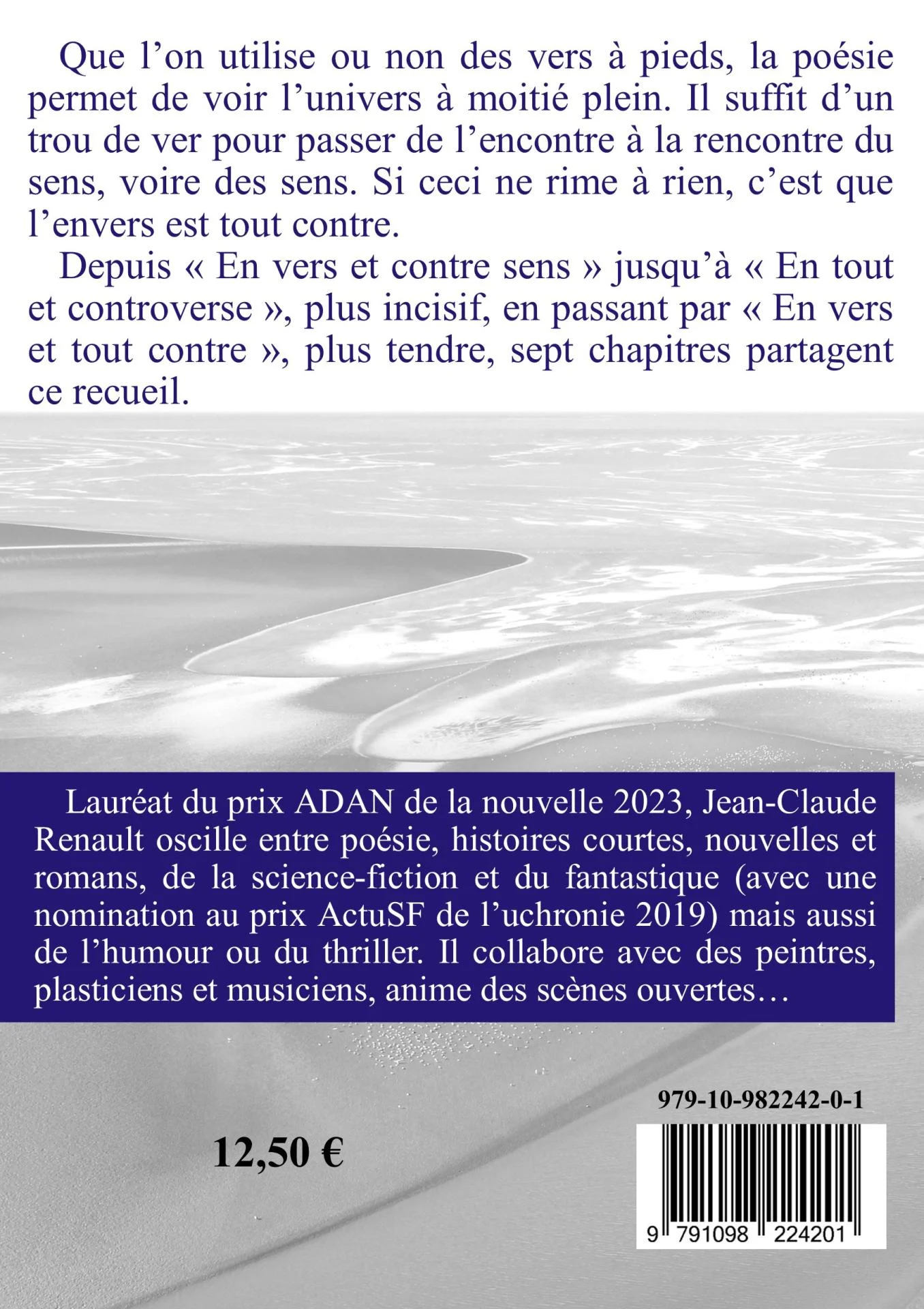 En vers et contre sens couverture verso